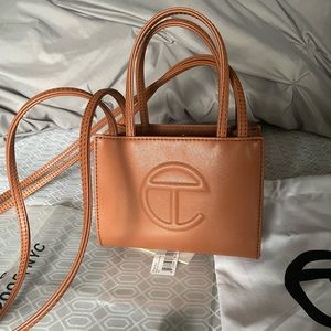 Telfar Small Tan Shopping Bag